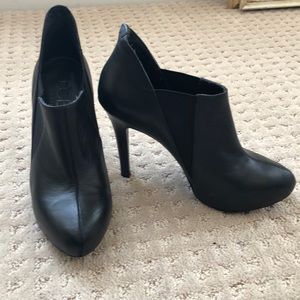 BCBG Black Heeled Booties